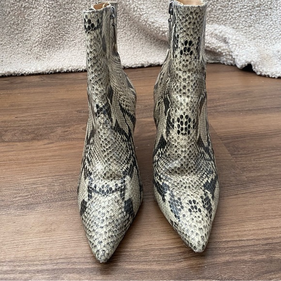 Schutz Snakeskin Booties - Picture 4 of 8